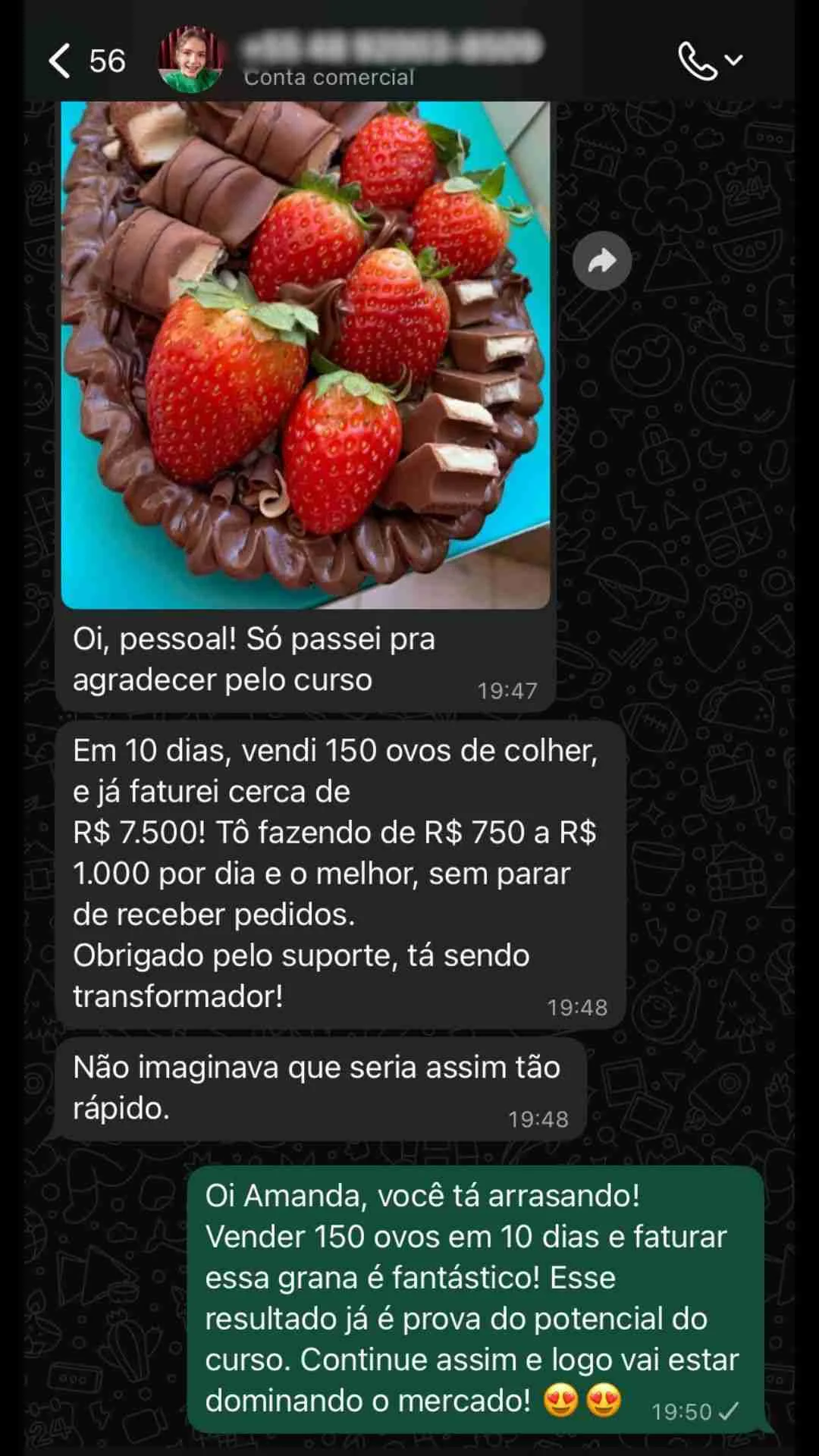 Avaliação de Amanda Santos